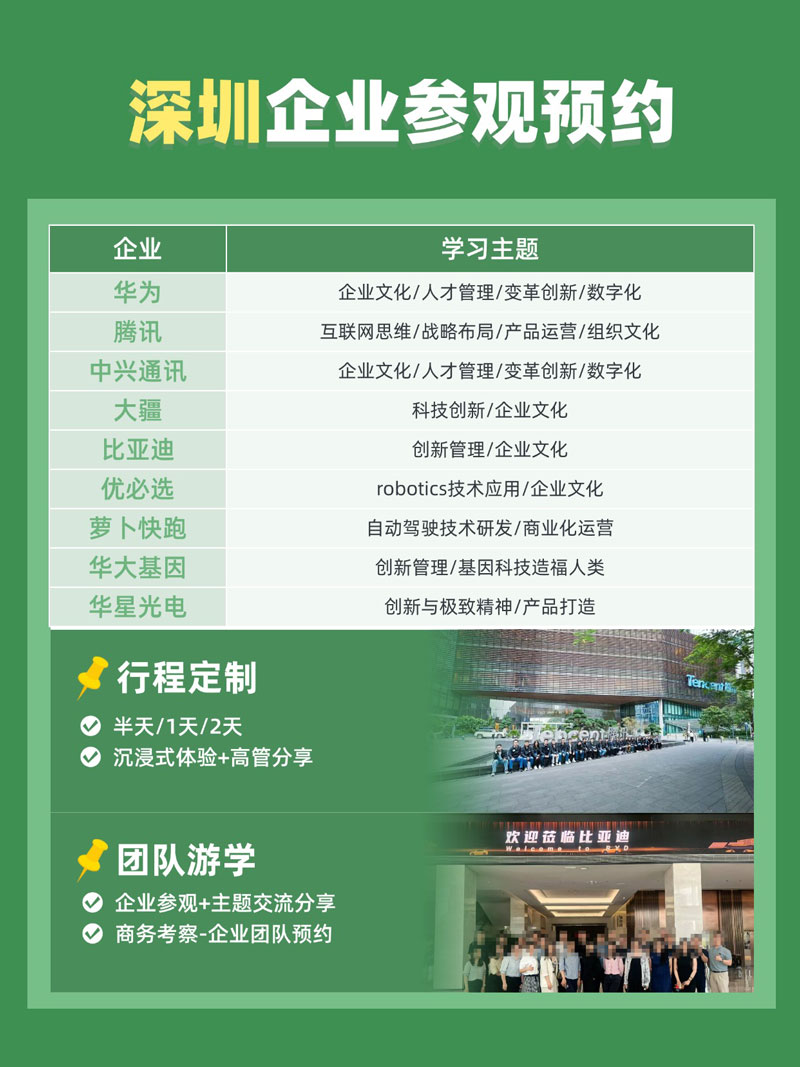 深圳企业参观 深圳企业参观