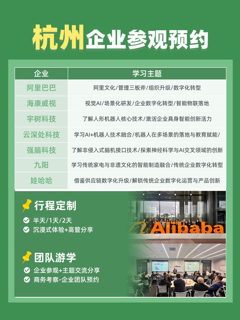杭州企业参观 杭州企业参观